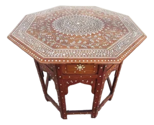 Antique Anglo Indian Inlaid Table