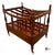 Vintage Chippendale Style Magazine Rack by Biggs Furniture featuring High Quality Mahogany Construction, Carved Accents,...
