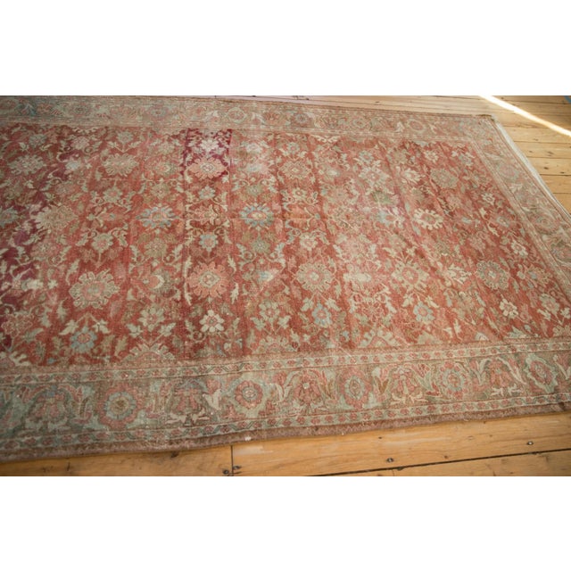 Vintage Distressed Mahal Carpet - 5'7" X 10'2" For Sale - Image 10 of 13