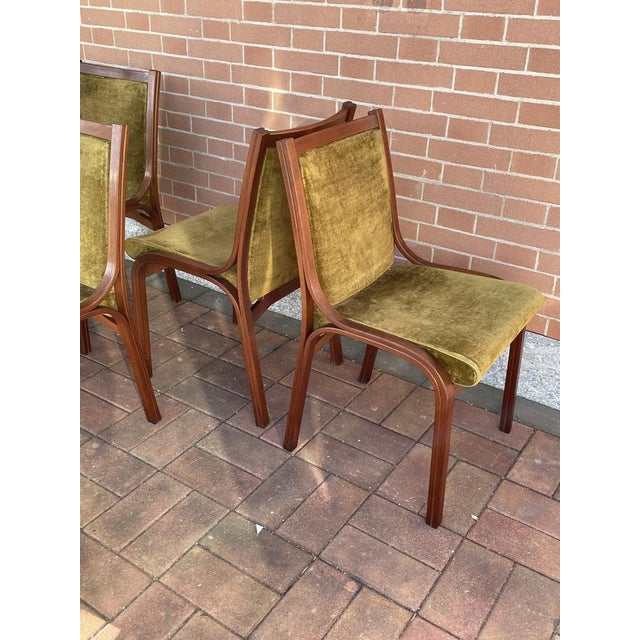 Wood Chairs by V. Gregotti & Giotto Stopppino, Set of 6 For Sale - Image 7 of 18