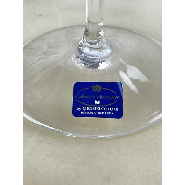 Bohemias Thin Glasses, Czech Republic, 1980s, Set of 36 For Sale - Image 10 of 11