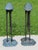 Vintage Hollywood Regency Verdigris Cast Metal Garden Crane Sculptures – Pair For Sale In Naples, FL - Image 6 of 18
