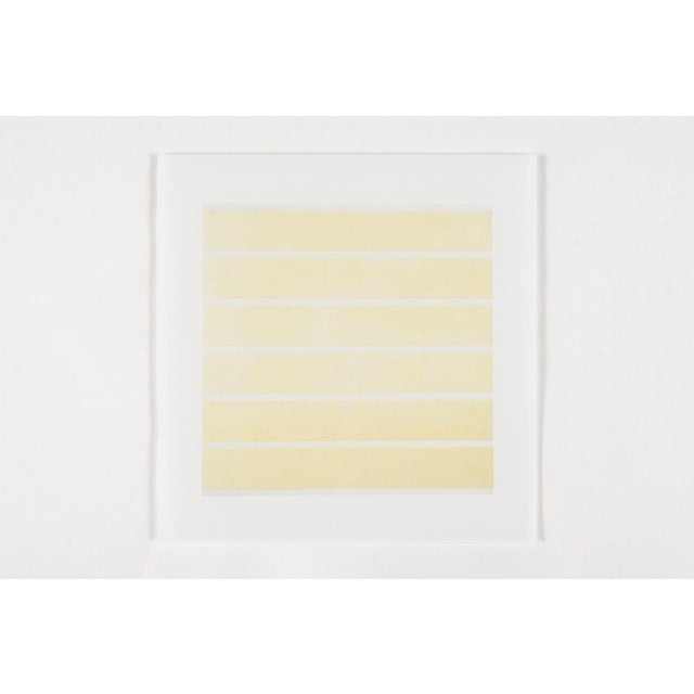 Agnes Martin Limited Edition Lithograph Print Set of 10, Minimalist Abstract Wall Art, 1990s For Sale - Image 13 of 18
