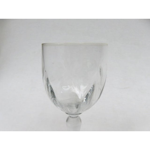 Large Glass Wine Glasses, France, Set of 7 For Sale - Image 5 of 14