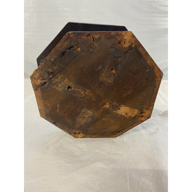 Early 20th Century Antique Chinese Carved Wood Pedestal For Sale - Image 5 of 7