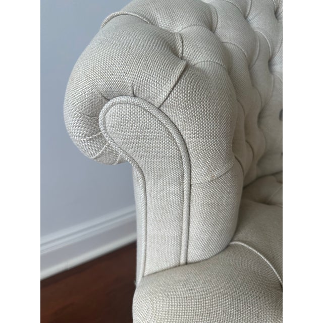 George Smith Airdrie Buttoned Chair For Sale - Image 10 of 12