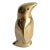 Mid Century Brass Penguin Figurine Vintage 1970s Petite 3.5” Tall For Sale