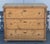 This is a large country chest of three equal depth hand-cut dovetailed drawers, the deep drawer fronts are on a level...