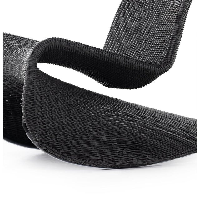 Four Hands Portia Outdoor Rocking Chair, Coal For Sale In Austin - Image 6 of 12