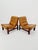 Mid-Century Armchairs in Leather and Walnut Wood, Sweden, 1960s For Sale - Image 3 of 11