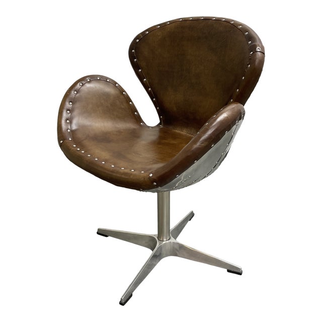 Timothy Oulton Devon Spitfire Leather Chair Chairish