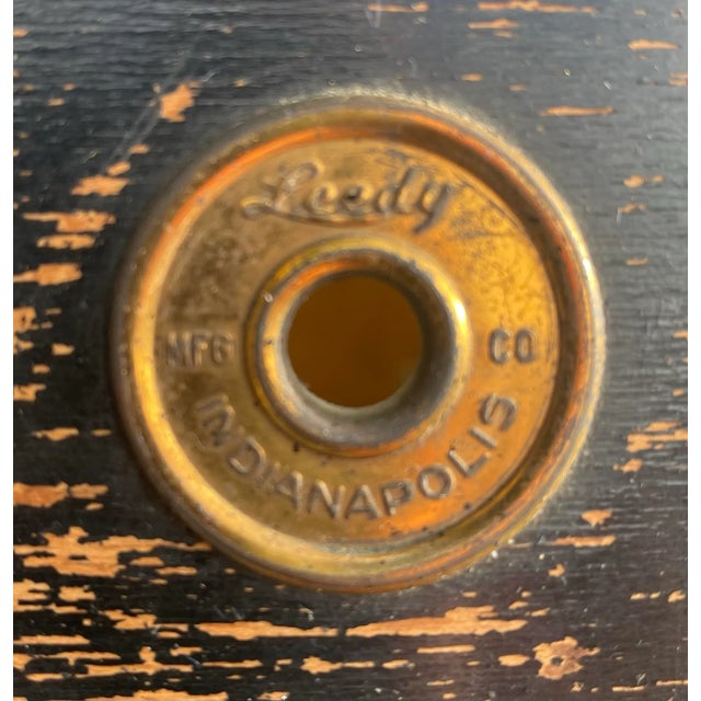 Antique Large Wooden Drum 1920's For Sale - Image 4 of 7