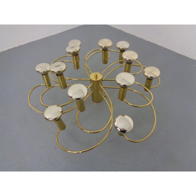 Large Golden Ceiling Light from Cosack, Germany, 1970s For Sale - Image 17 of 18