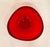 Mid Century Modern Red Murano Glass Bowl From Italy For Sale In Austin - Image 6 of 8