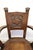 Antique Jacobean Revival Carved Oak Heraldic Armchair, Circa 1900 For Sale - Image 4 of 11