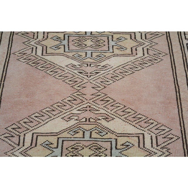 Turkish Vintage Turkish Anatolian Knotted Wool Rug, 3'5''x4'3'' For Sale - Image 3 of 5