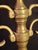 Antique Polish Brass 5 Light Sabbath Candelabra 19th C Judaica Menorah Candle For Sale - Image 12 of 18