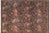 Elegant Shabby Chic Pak-Persian Black/Rust Wool Rug - 8'1'' X 10'3'' For Sale - Image 9 of 9