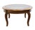 Ethan Allen Country French Collection Solid Birch 48" Accent Oval Coffee Table W. Amber Glass Top 26-8301 For Sale In Kansas City - Image 6 of 10
