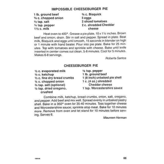 White "A Slice of Nantucket Cookbook" 1990 For Sale - Image 8 of 10