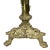 1940s French Gothic Style Brass Candle Holder For Sale - Image 6 of 9