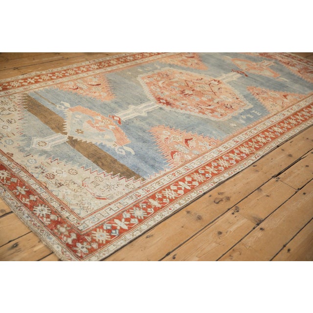 Antique Distressed Karabagh Rug Runner - 5'2" x 10'7" For Sale - Image 9 of 12