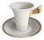 Medallion Meandre d'Or Coffee Cup and Saucer by Versace for Rosenthal, 1990s, Set of 2 For Sale