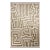 Theseus Hand-Tufted Maze Rug, Wheat Tan, 8x10 For Sale
