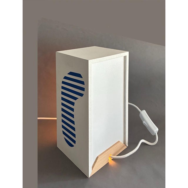 Table Light in Plastic and Wood by Schiepan For Sale - Image 10 of 13