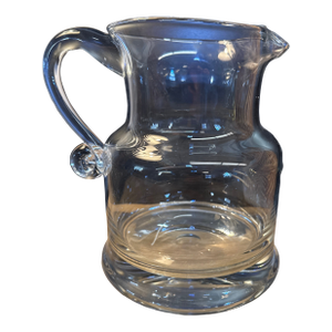 Hand Blown Glass Water Pitcher