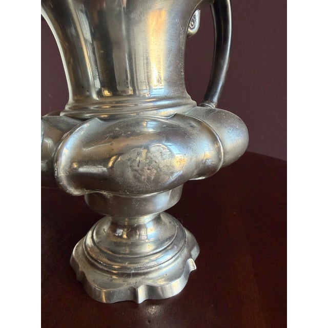 James Dixon & Sons Mid 19th Century James Dixon & Sons Mid 19th Century Pewter Coffee/Tea Pot Service. For Sale - Image 4 of 12