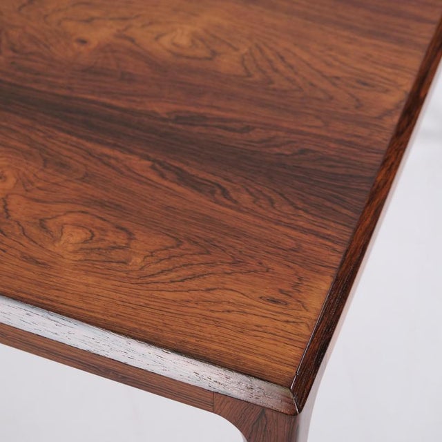 1960s Rosewood Coffee Table by Johannes Andersen for CFC Silkeborg, 1960s For Sale - Image 5 of 9
