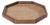 Banyan Mango Wood with Rattan Inlay Octagonal Tray, Small For Sale