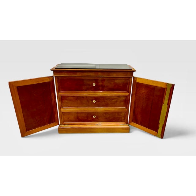 French Restoration /Early Charles X Commode À Vantaux Et Tiroirs, Attributed to Bernard Molitor (1755–1833) For Sale - Image 4 of 16