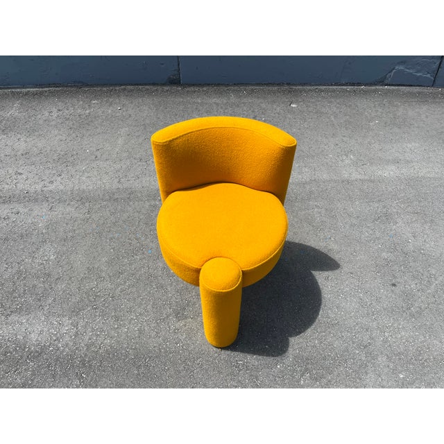 Set of Nine Modern Designer Chairs, Sunflower Yellow For Sale - Image 12 of 12