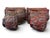 Pair of Carved Wood Chinese Foo Lions, 10" Tall, 20th Century For Sale - Image 11 of 12