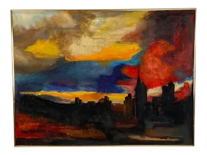 City Scape, American Circa 1950