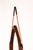 1960s Mid-Century Italian Oval Mirror in Curved Teak, Rope and Leather, 1960s For Sale - Image 5 of 8