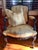 Gold Antique Upholstered Louis XV Armchairs - a Pair For Sale - Image 8 of 11