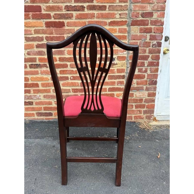 Early 20th Century Set of 6 English Hepplewhite Style Dining Chairs For Sale - Image 17 of 17