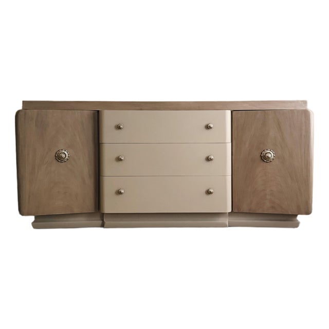 1950s Organic Modern Art Deco/Mid Century Sideboard Buffet-Dresser For Sale