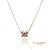 Contemporary 14k(585) Rose Gold Natural Diamond Butterfly Pendant Necklace With Chain For Sale - Image 3 of 12