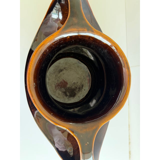 1990s Large Vintage Art Nouveau Vase For Sale - Image 5 of 6