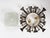 1950s Spanish Brutalist Flush Mount Ceiling Light – Silvered Wrought Iron & Heavy Embossed Glass For Sale - Image 9 of 14