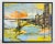 Mid Century Vintage Abstract Impressionist Cityscape Oil on Canvas. Signed Galand For Sale - Image 10 of 11