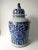 Oriental Blue and White Decorative Porcelain Ginger Jar For Sale In Greensboro - Image 6 of 12