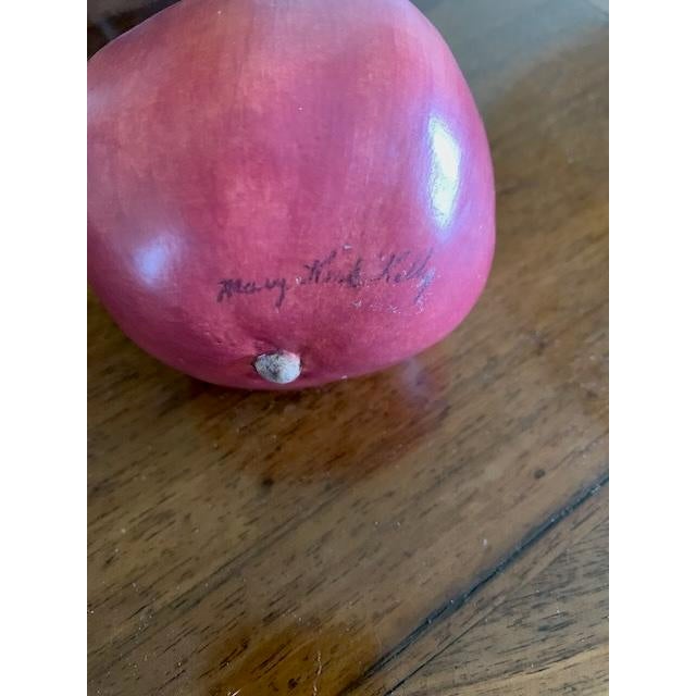 American Mary Kirk Kelly Fruits on Lettuce Leaf Tray For Sale - Image 3 of 7