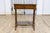 19th Century Italian 19th Century Walnut Side Table with Inlaid Banding and Turned Legs For Sale - Image 5 of 12