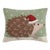 Christmas Hedgehog Hook Pillow 14" x 18" For Sale