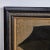 A beautifully painted oil on canvas of a flower vendor. Signed illegibly upper right corner. Framed in an ornate ebonized...